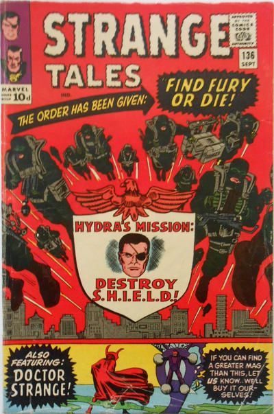 Strange Tales, Vol. 1 #136B UK Price Variant