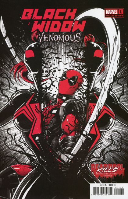 Black Widow: Venomous #1C Luciano Vecchio Deadpool Kills the Marvel Universe Variant
