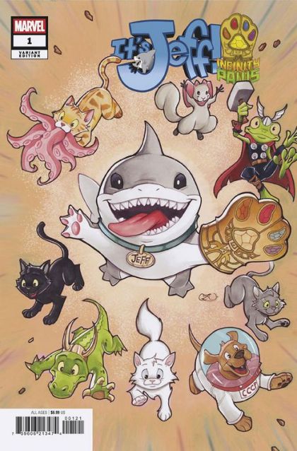 It's Jeff: Infinity Paws #1B Chrissie Zullo Variant