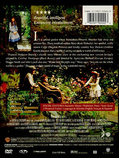 The Secret Garden (1993) - DVD