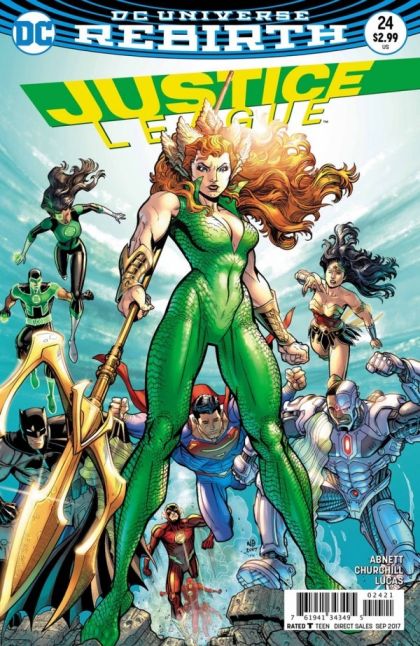 Justice League, Vol. 2 #24B Variant Nick Bradshaw Cover