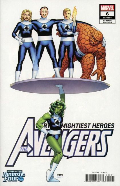 The Avengers, Vol. 8 #6B John Cassaday Return of the Fantastic Four Variant