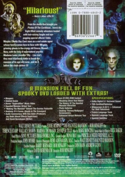 The Haunted Mansion (2003) - DVD