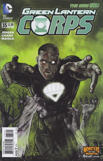 Green Lantern Corps, Vol. 2 #35B Mikel Janín Monsters of the Month Variant
