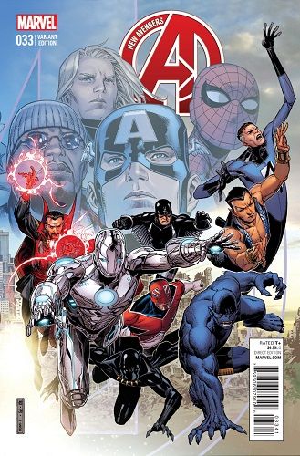 New Avengers, Vol. 3 #33D Jim Cheung End of an Era Connecting Cover