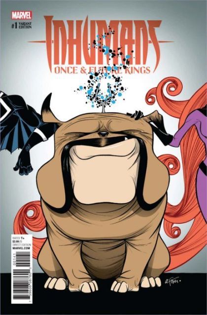 Inhumans: Once and Future Kings #1D Variant Gustavo Duarte Lockjaw Cover