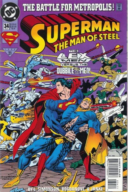 Superman: The Man of Steel #34A Direct Edition