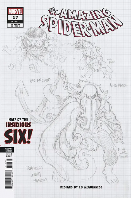 The Amazing Spider-Man, Vol. 6 #17E Edward McGuinness, Jr Design Variant