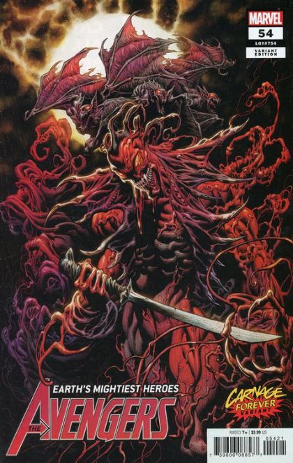 The Avengers, Vol. 8 #54B Kyle Hotz Carnage Forever Variant