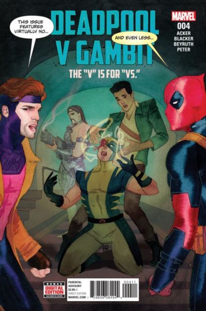 Deadpool V Gambit #4A Regular Kevin Wada Cover