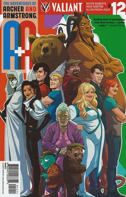 A&A: The Adventures of Archer & Armstrong #12A Cvr A Kano