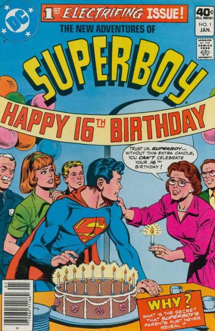 The New Adventures of Superboy #1B Newsstand Edition