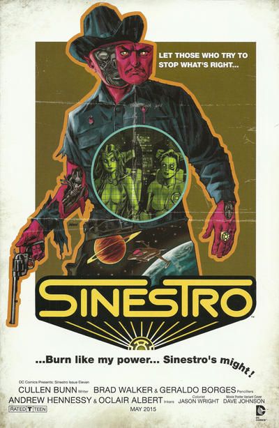 Sinestro #11B Movie Poster Variant Cover
