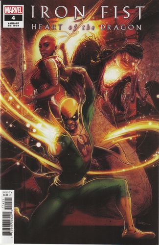 Iron Fist: Heart of the Dragon #4B Kaare Andrews Variant