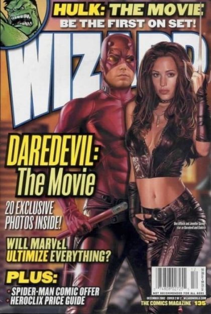 Wizard: The Magazine of Comics, Entertainment and Pop Culture #135/2 Movie Daredevil & Elektra