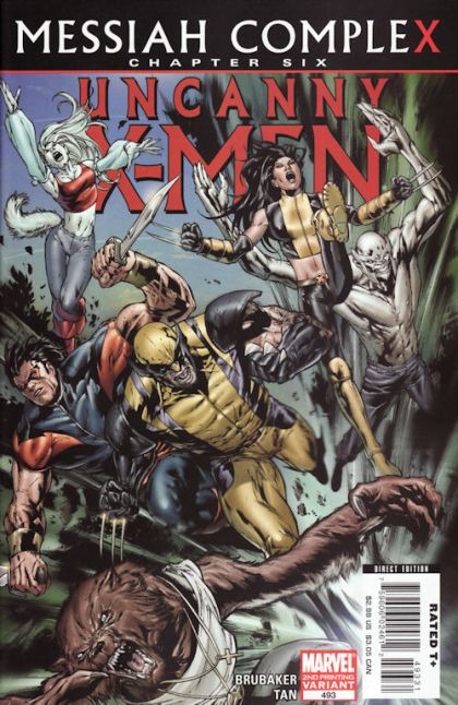 Uncanny X-Men, Vol. 1 #493D 2nd Printing Billy Tan