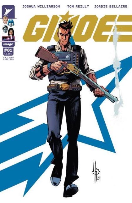 G.I. Joe, Vol. 1 (Image) #1BS 2nd Printing Jason Howard