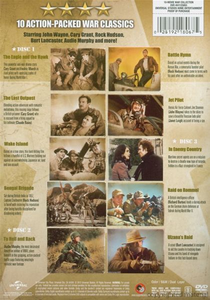 10 Movie War Collection (2014) - DVD