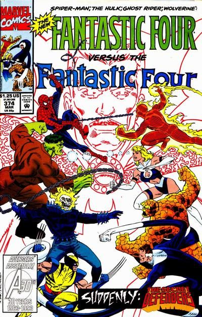 Fantastic Four, Vol. 1 #374A Direct Edition