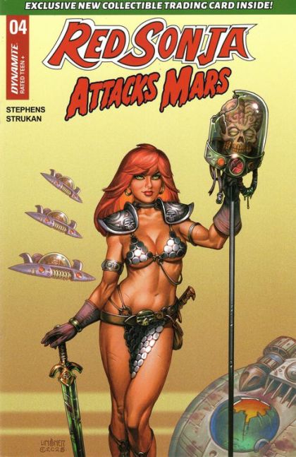 Red Sonja Attacks Mars #4A Joseph Michael Linsner Regular