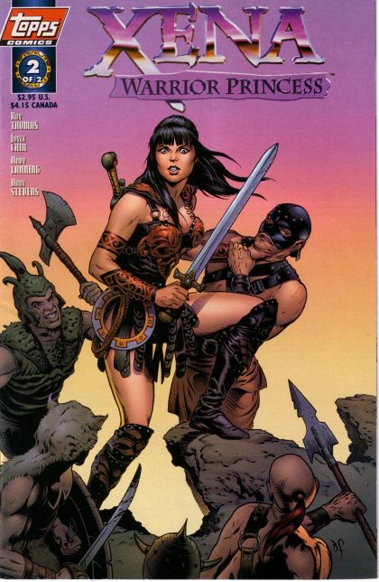 Xena: Warrior Princess (Topps Comics) #2 Art Cover