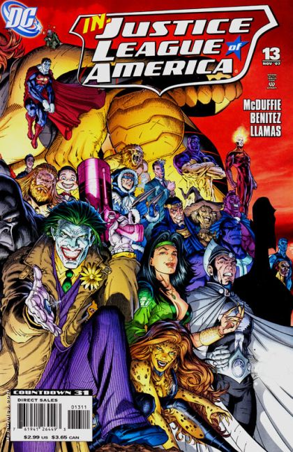 Justice League of America, Vol. 2 #13B Right Side Cover