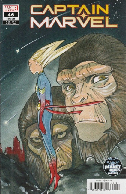 Captain Marvel, Vol. 11 #46B Peach Momoko Planet Of The Apes Cover