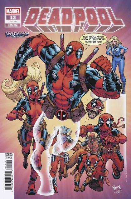 Deadpool, Vol. 9 #12B Todd Nauck Invisible Variant