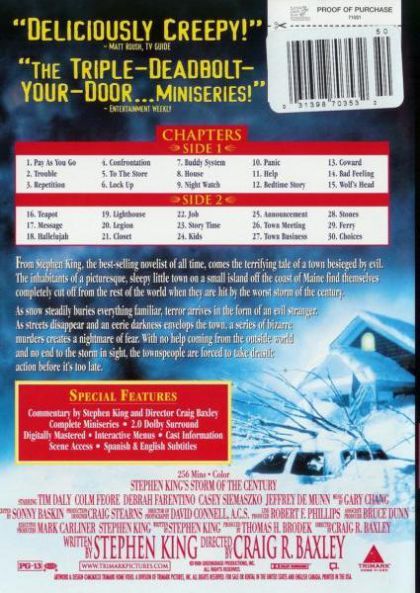 Storm of the Century - DVD