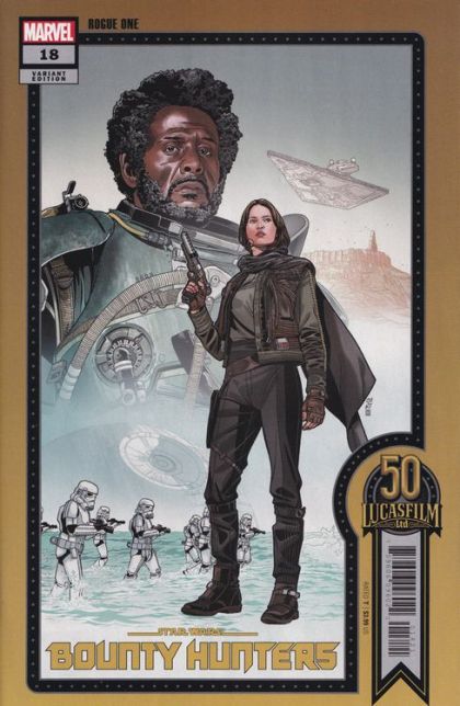 Star Wars: Bounty Hunters (Marvel Comics) #18B Chris Sprouse Lucasfilm 50th Anniversary Variant