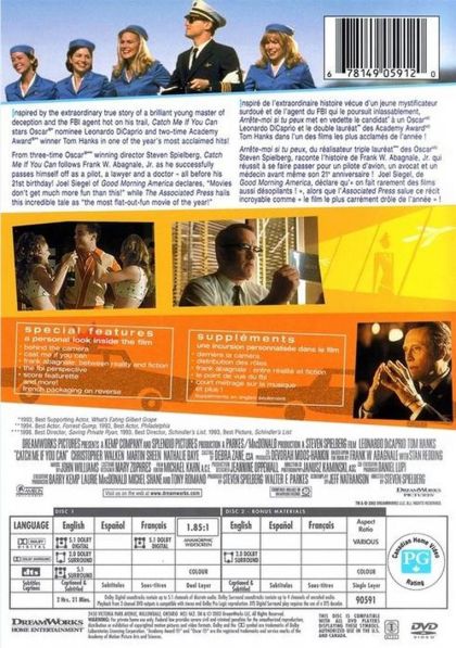 Catch Me If You Can (2002) Full Screen Two-Disc Special Edition - DVD