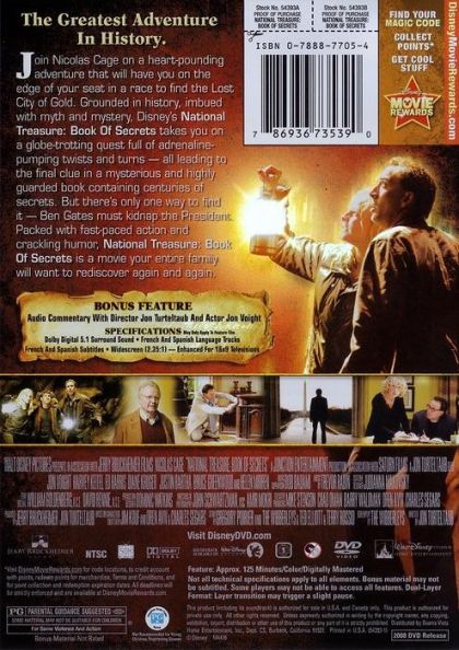 National Treasure: Book of Secrets (2007) Collector's Edition - DVD