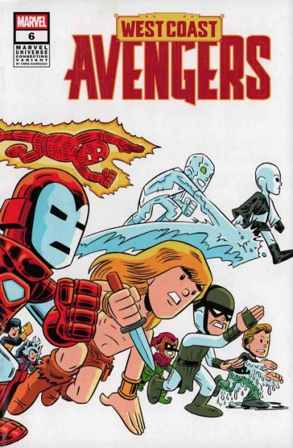 The West Coast Avengers, Vol. 4 #6C Chris Giarrusso Marvel Universe Connecting Variant