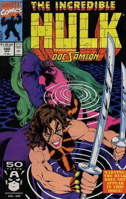 The Incredible Hulk, Vol. 1 #380A Direct Edition