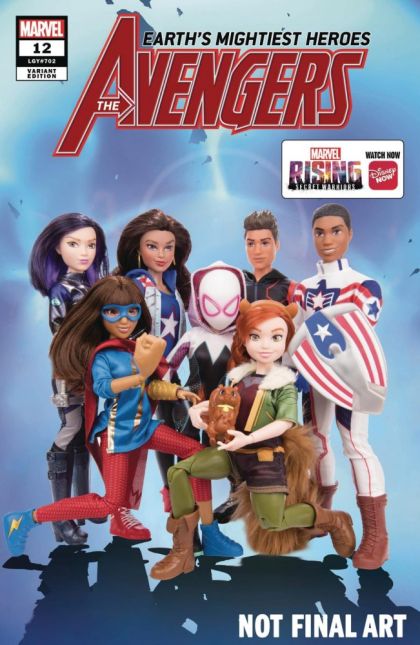 The Avengers, Vol. 8 #12C Marvel Rising Action Doll Homage Variant