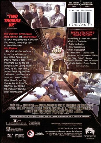 Four Brothers (2005) Special Collector's Edition - DVD