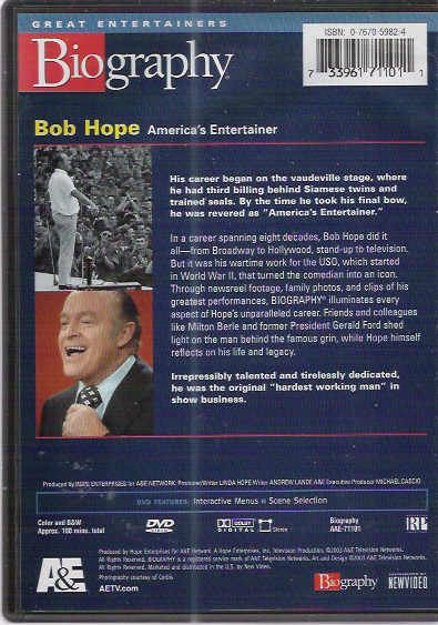 Bob Hope: America's Entertainer (2003) - DVD