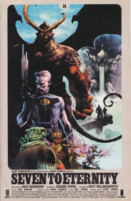 Seven To Eternity #14A Jerome Opena & Matt Hollingsworth Cover