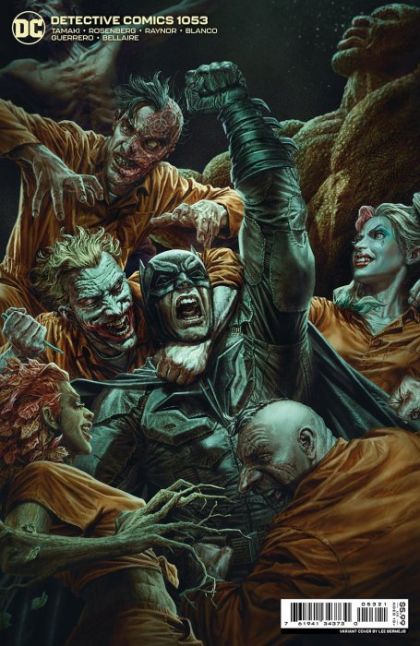 Detective Comics, Vol. 3 #1053B Lee Bermejo Batman Versus Arkham Card Stock variant