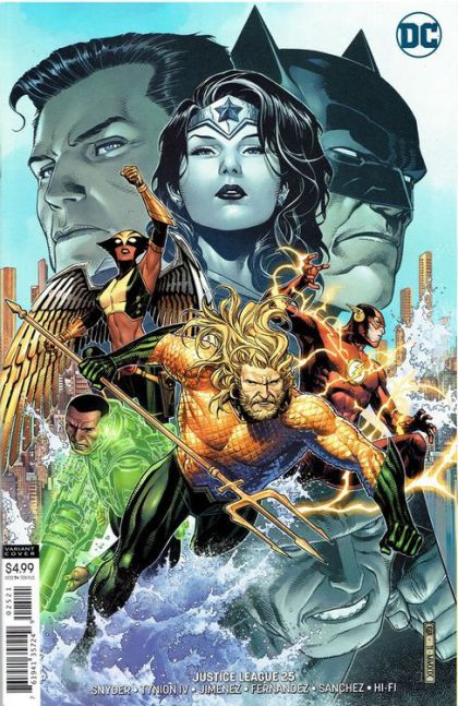 Justice League, Vol. 3 #25B Jim Cheung Variant