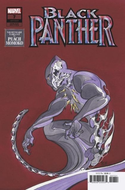 Black Panther, Vol. 9 #7B Peach Momoko Nightmare Variant