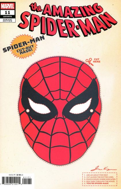 The Amazing Spider-Man, Vol. 7 #11G James Kerigan Retro Halloween Mask Variant