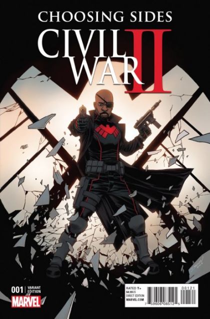 Civil War II: Choosing Sides #1B Variant Declan Shalvey Cover