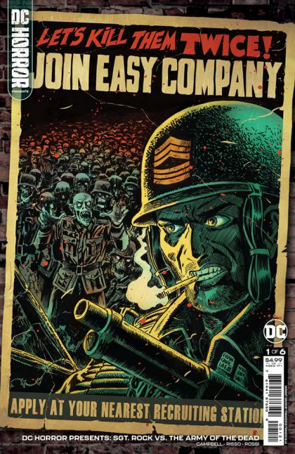 DC Horror Presents: Sgt. Rock vs. The Army of The Dead #1B Francesco Francavilla Variant