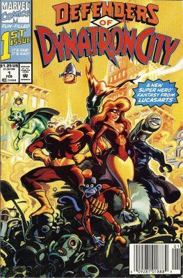 Defenders of Dynatron City #1B Newsstand Edition