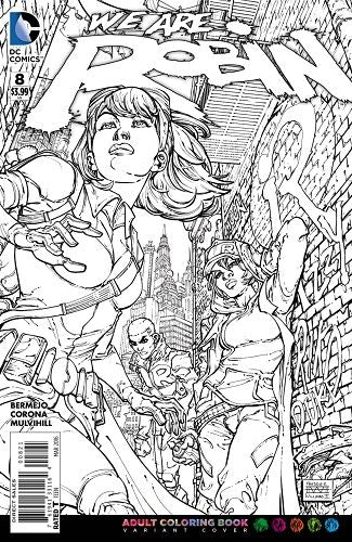 We Are Robin #8B Adult Coloring Book Cover
