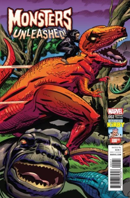Monsters Unleashed, Vol. 2 #2I Incentive Jack Kirby 100th Anniversary Variant Cover
