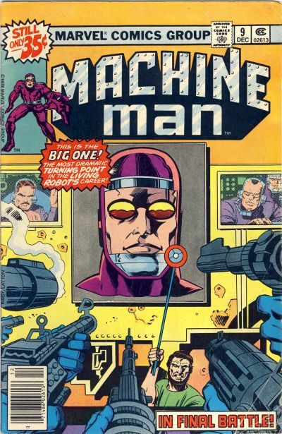 Machine Man, Vol. 1 #9 Newsstand Edition