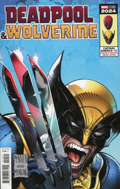 Captain America, Vol. 11 #11D Steve McNiven Weapon X-Traction Variant