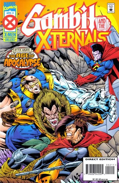 Gambit and the X-Ternals #2A Direct Edition